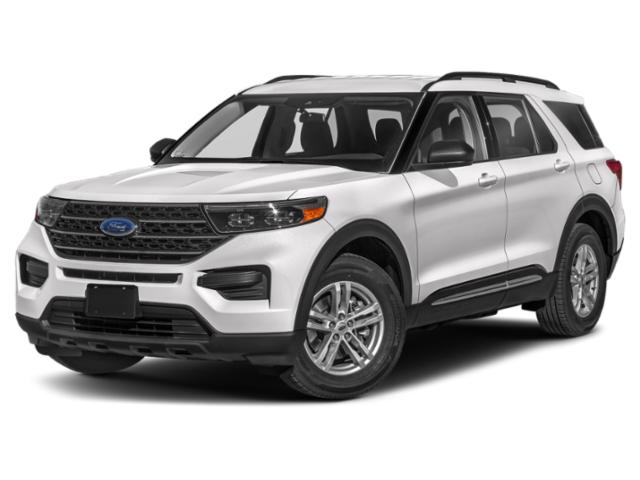 Star White Metallic Tri-Coat 2024 Ford Explorer SUV / Crossover All-Wheel Drive Automatic