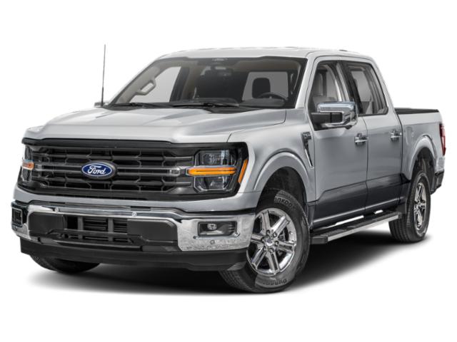 Iconic Silver 2024 Ford F-150 Pickup Truck Four-Wheel Drive Automatic