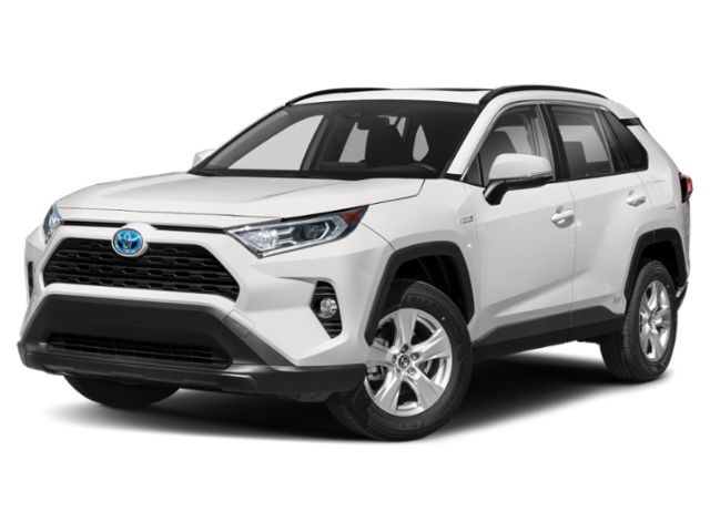 Used 2021 Super White Toyota Hybrid XLE image 9