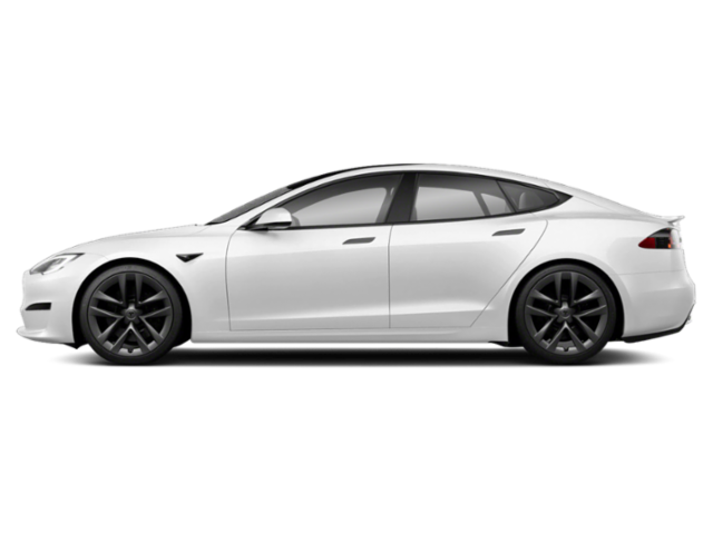Used 2021 White Tesla Plaid image 3