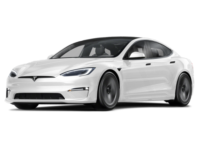 Used 2021 White Tesla Plaid image 2