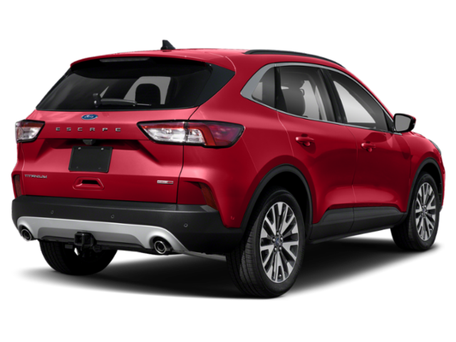 Used 2020 Rapid Red Metallic Tinted Clearcoat Ford Titanium Hybrid image 6