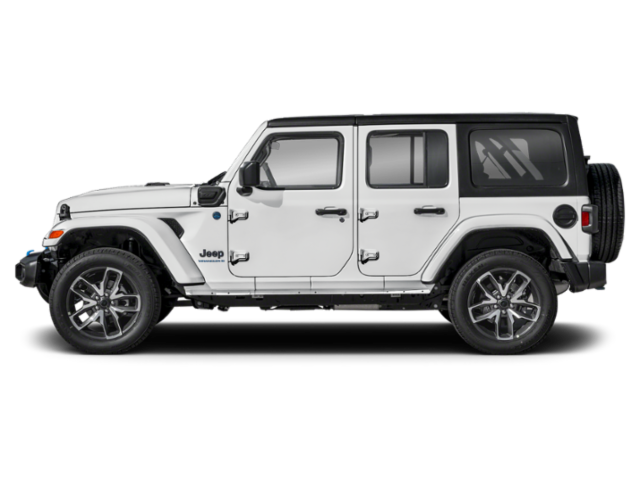 Used 2024 Bright White Clearcoat Jeep Sahara image 8