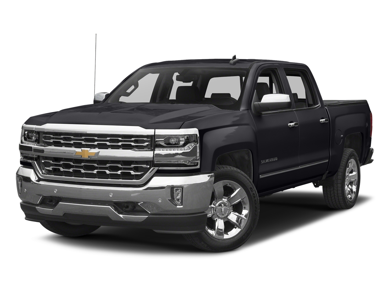 Graphite Metallic 2017 Chevrolet Silverado 1500 LTZ Crew Cab Pickup Wake Forest NC