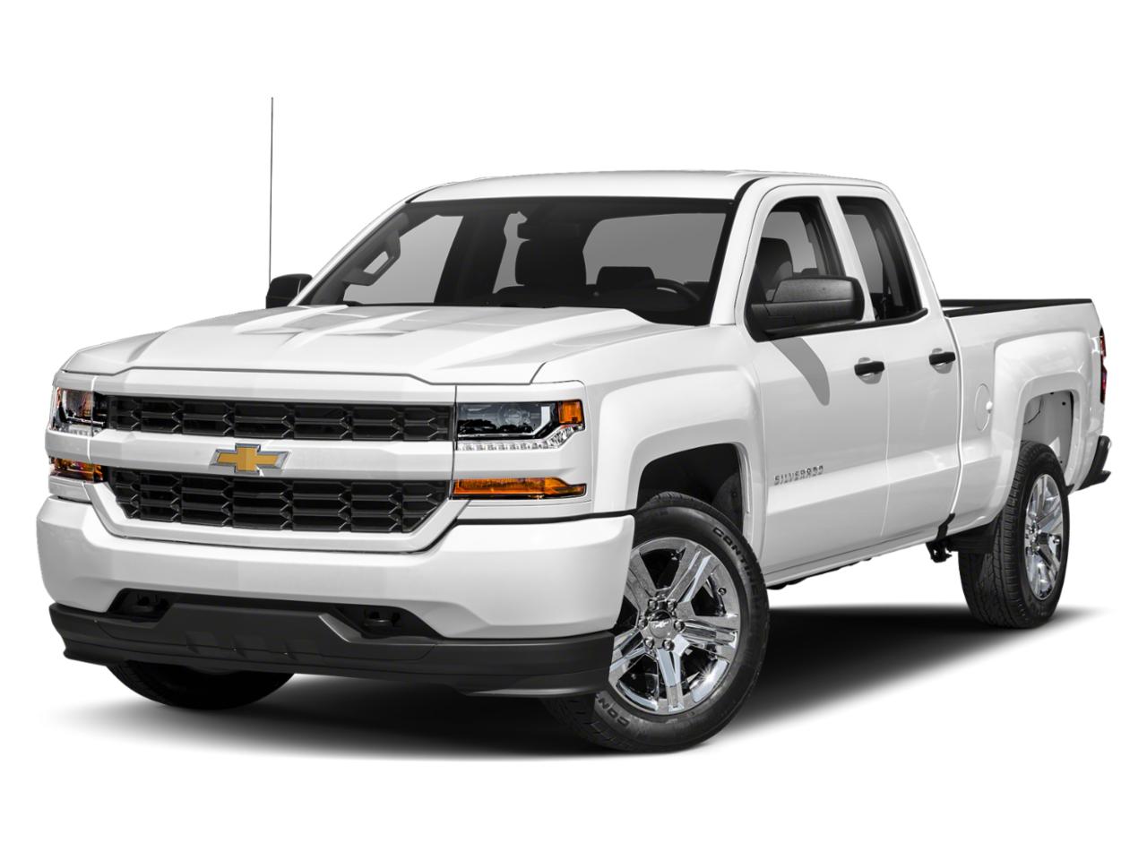 Summit White 2018 Chevrolet Silverado 1500 CUSTOM Extended Cab Pickup Wake Forest NC