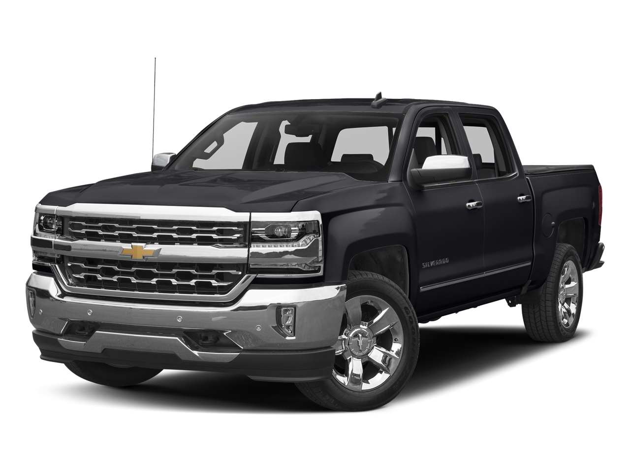 Graphite Metallic 2018 Chevrolet Silverado 1500 LTZ Crew Cab Pickup Wake Forest NC