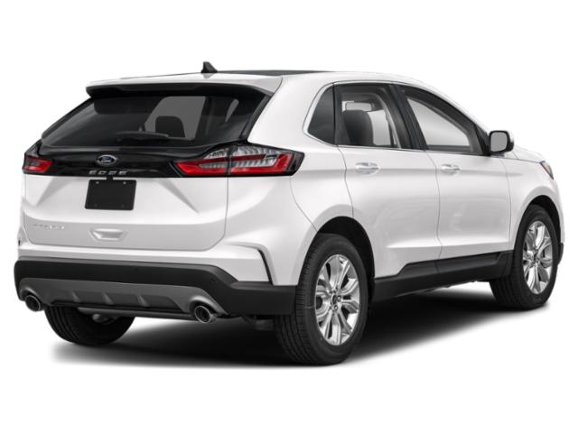 2021 White Ford Edge Titanium FWD SUV