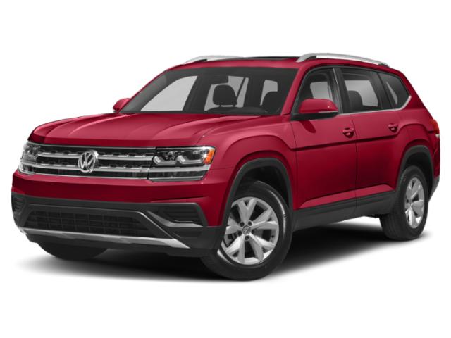 2018 Red Volkswagen Atlas 3.6L V6 SE AWD SUV