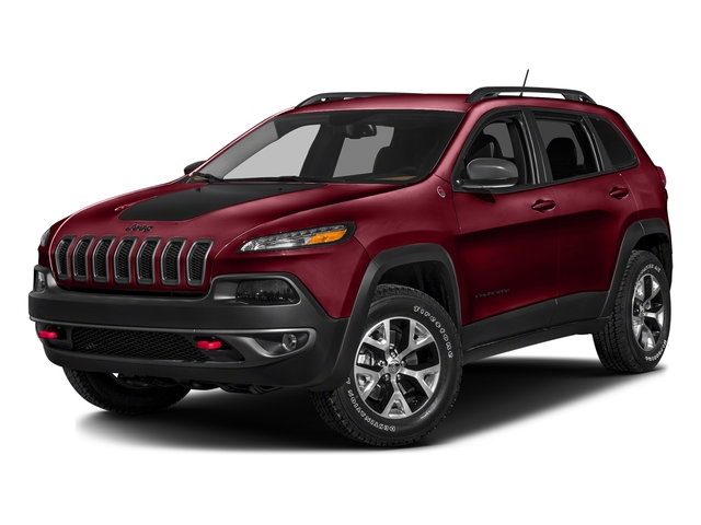 2016 Deep Cherry Red Crystal Pearlcoat Jeep Cherokee Trailhawk 4X4 SUV
