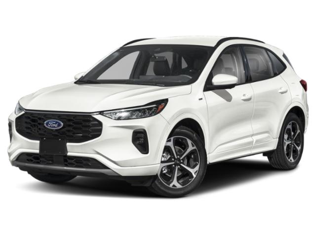2024 Star White Metallic Tri-Coat Ford Escape ST-Line Select AWD SUV