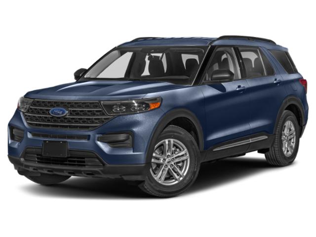 2024 Blue Metallic Ford Explorer XLT 4X4 SUV