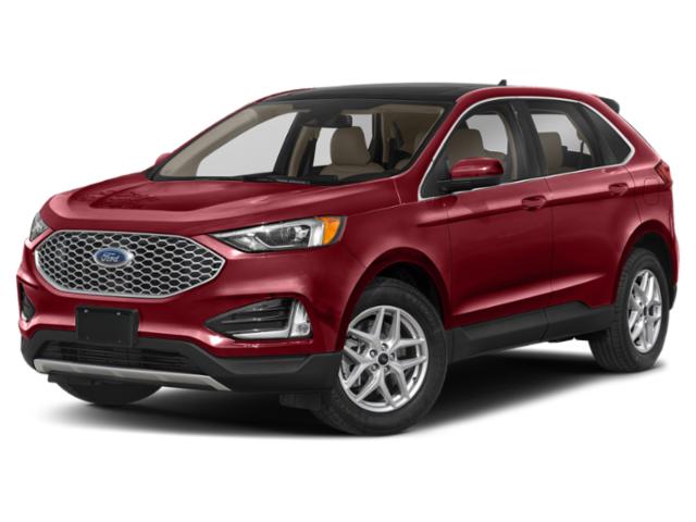 2024 Rapid Red Metallic Tinted Clearcoat Ford Edge SEL AWD SUV