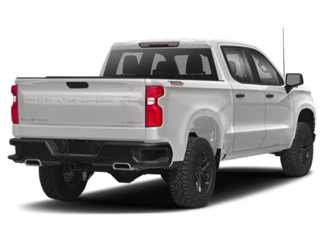 2021 Summit White Chevrolet Silverado 1500 Custom Trail Boss 4X4 Truck