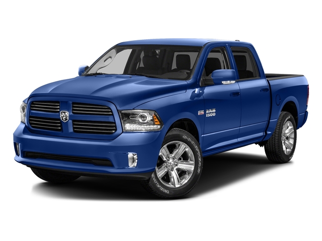 2016 Blue Streak Pearlcoat Ram 1500 Sport 4X4 Truck