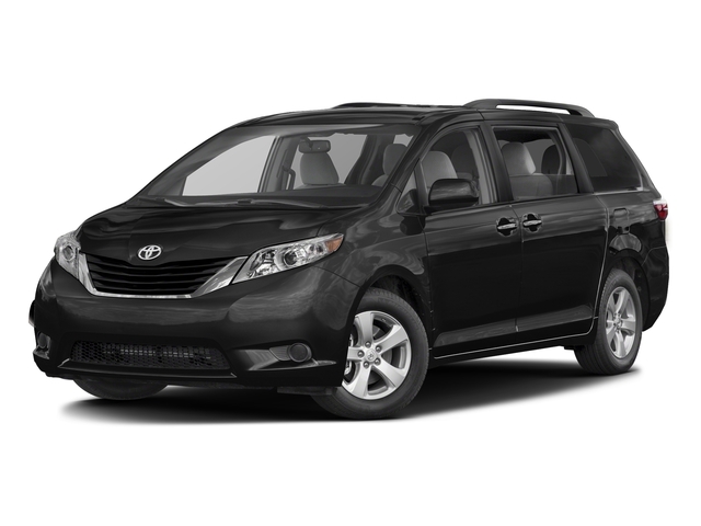 2017 Midnight Black Metallic Toyota Sienna LE 8-Passenger FWD Van