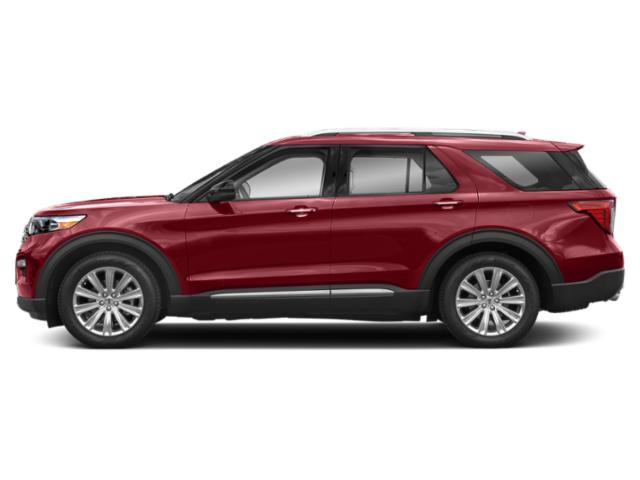 2020 Red Metallic Ford Explorer Limited RWD SUV