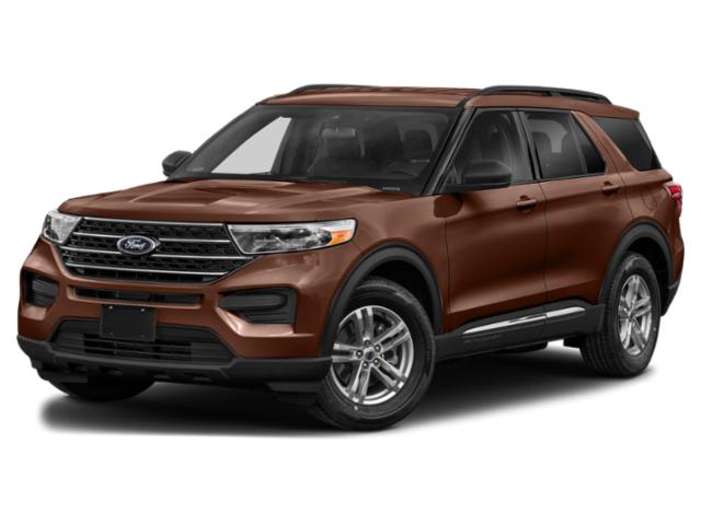 2020 Rich Copper Metallic Tinted Clearcoat Ford Explorer XLT RWD SUV