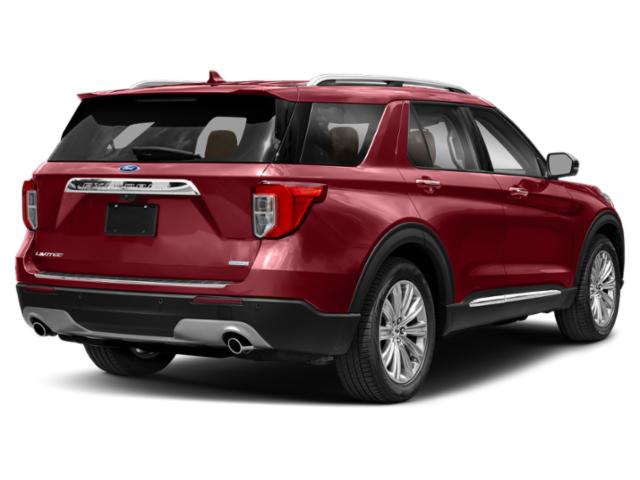 2020 Red Metallic Ford Explorer Limited RWD SUV