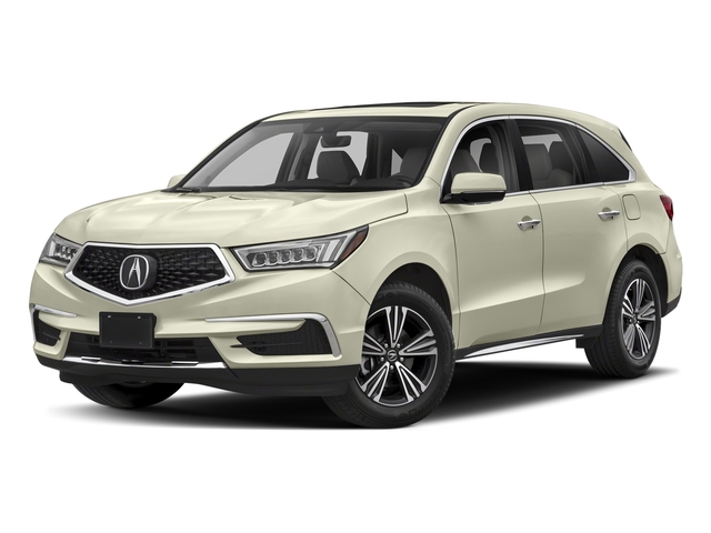 2018 White Acura MDX 3.5L AWD SUV