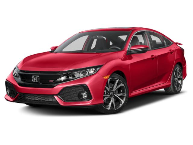 Red 2018 Honda Civic Sedan 6-Speed Manual