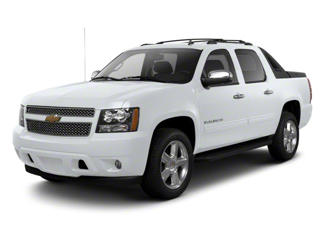 White 2010 Chevrolet Avalanche LTZ 4WD Pickup Truck Four-Wheel Drive 6-Speed Automatic