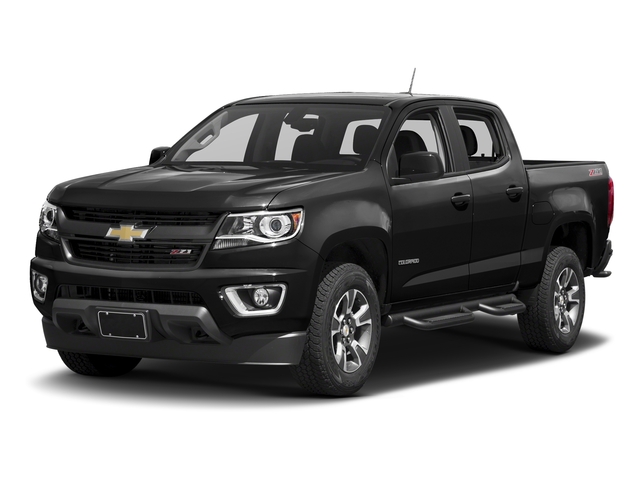 Black 2017 Chevrolet Colorado Z71 Crew Cab 4WD Pickup Truck Four-Wheel Drive 6-Speed Automatic