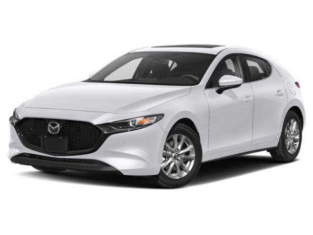 White 2021 Mazda MAZDA3 Sport GS AWD Hatchback 6-Speed Automatic