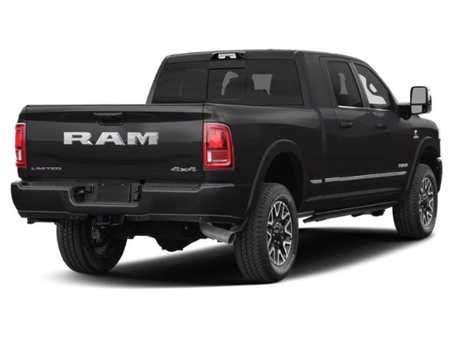 New 2027 Diamond Black Crystal Pearlcoat Ram Limited image 2