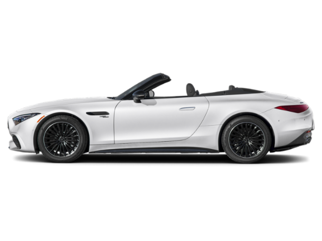 New 2026 MANUFAKTUR Moonlight White Metallic Mercedes-Benz AMG® SL 43 Roadster image 3