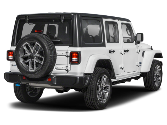 Used 2024 Bright White Clearcoat Jeep Rubicon 4xe image 2