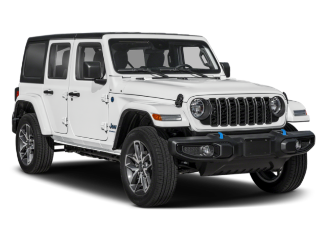 Used 2024 Bright White Clearcoat Jeep Rubicon 4xe image 6