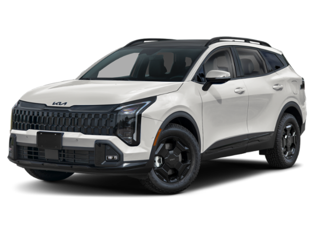 2026 Kia Sportage X-Pro Prestige in White — front three-quarter view