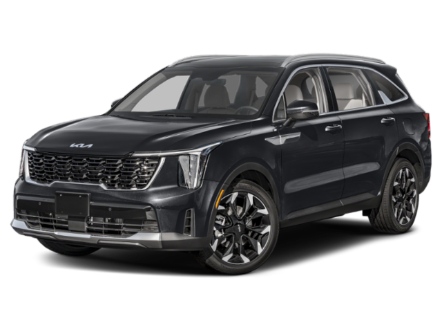 2026 Kia Sorento EX in Panthera Metal — front three-quarter view