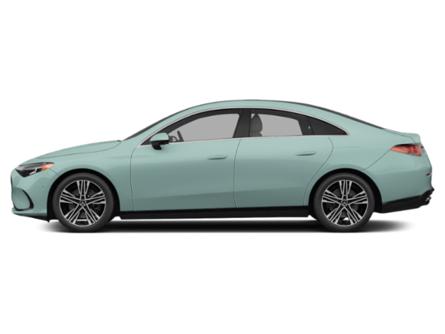 New 2027 Liquid Crystal Green Mercedes-Benz CLA 250+ Electric RWD image 2