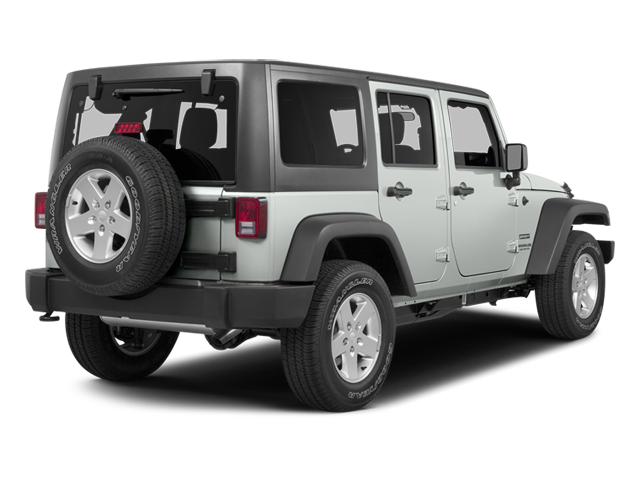 Used 2014 Bright White Clearcoat Jeep Unlimited Sahara image 2