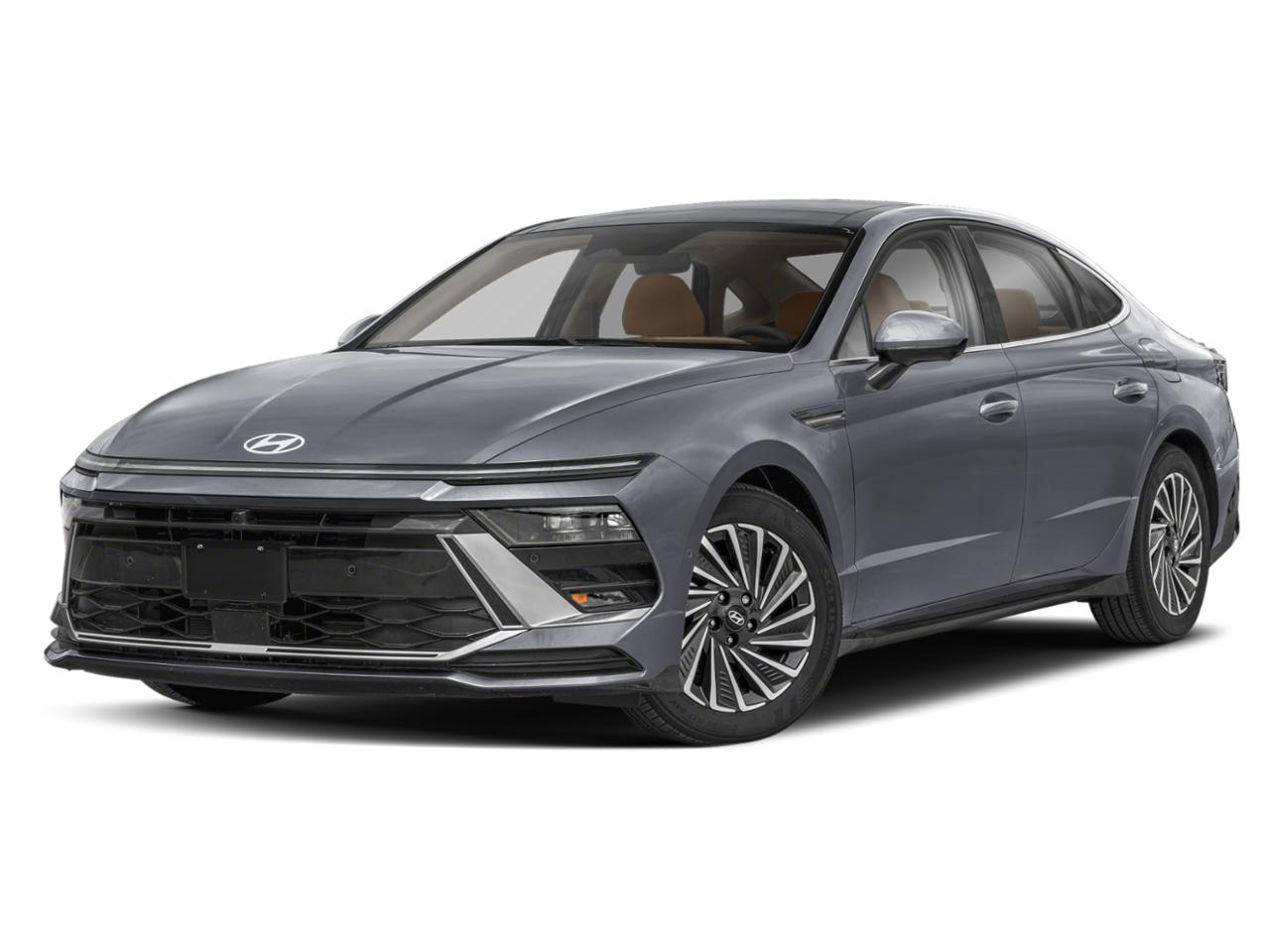 Portofino Gray 2025 Hyundai Sonata Hybrid LIMITED 4dr Car Greensboro NC