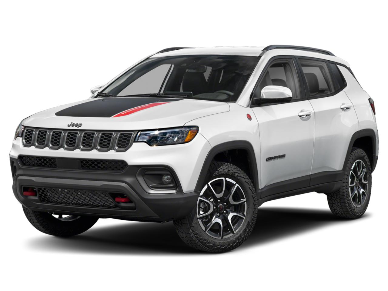 Bright White Clearcoat 2025 Jeep Compass TRAILHAWK SUV Raleigh NC