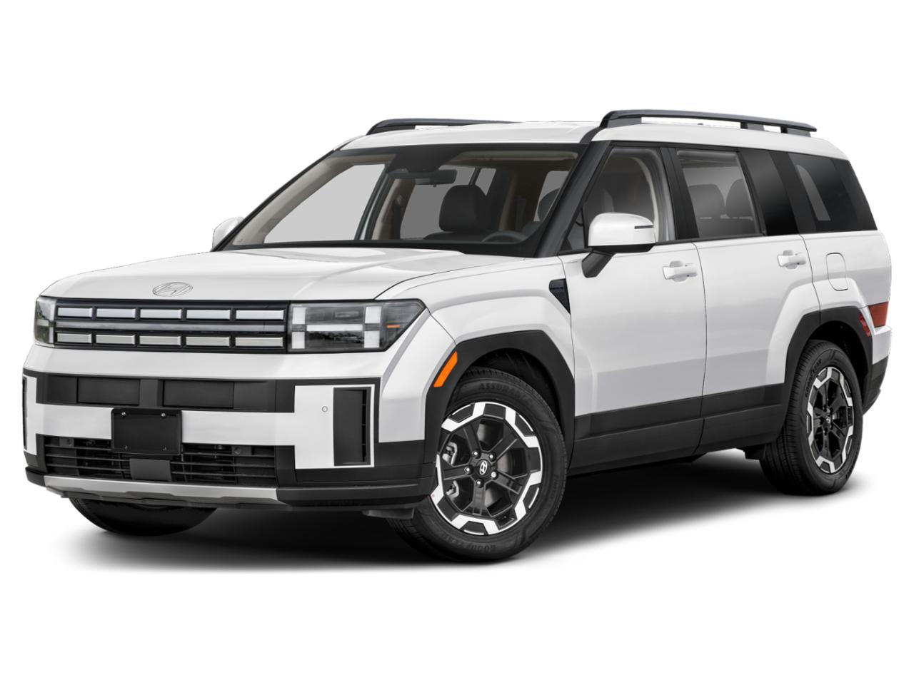 Serenity White 2026 Hyundai Santa Fe SEL SUV Raleigh NC