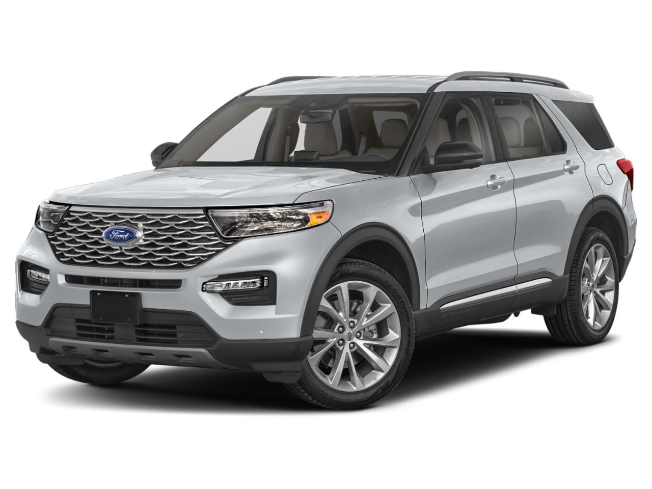 Silver Metallic 2023 Ford Explorer PLATINUM SUV Raleigh NC