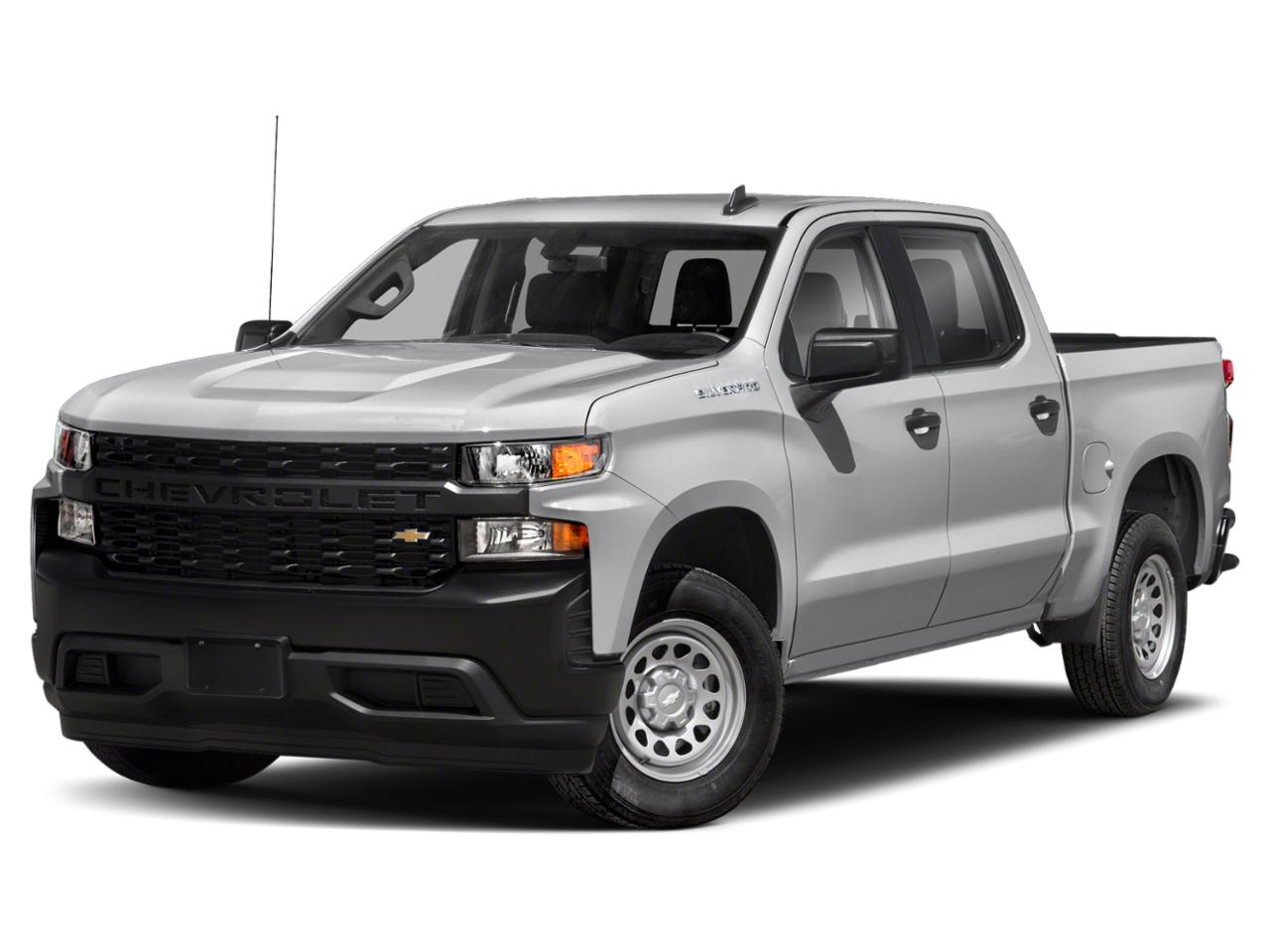 Silver Ice Metallic 2020 Chevrolet Silverado 1500 LT TRAIL BOSS Crew Cab Pickup Wake Forest NC