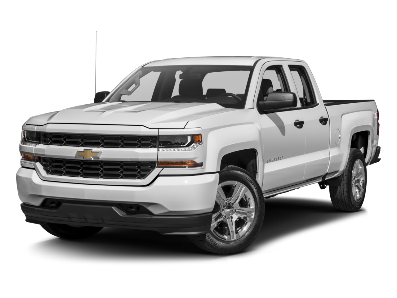 Used 2017  Chevrolet Silverado 1500 4WD Double Cab Custom at Kona Nissan near Kailua Kona, HI