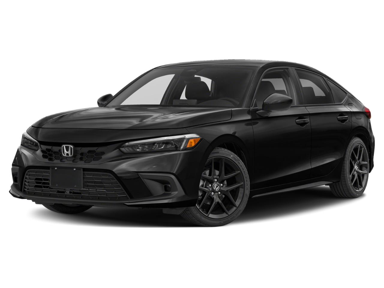 Black 2024 Honda Civic Hatchback Hatchback Front-Wheel Drive Continuously Variable Transmission