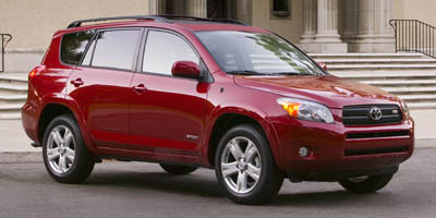Red 2008 Toyota RAV4 Sport SUV / Crossover Front-Wheel Drive Automatic