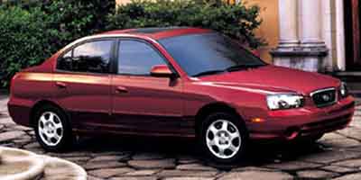 Used 2002  Hyundai Elantra 4d Sedan GLS AT at Peters Auto Mall near High Point, NC