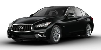 Black Obsidian 2018 INFINITI Q50 3.0t Luxe AWD Sedan All-Wheel Drive Automatic