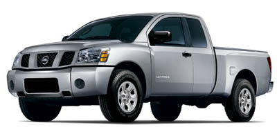 White 2005 Nissan Titan Pickup Truck Four-Wheel Drive Automatic