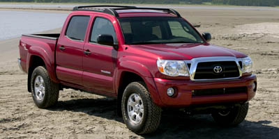 Radiant Red 2007 Toyota Tacoma PreRunner Double Cab V6 Pickup Truck Rear-Wheel Drive Automatic